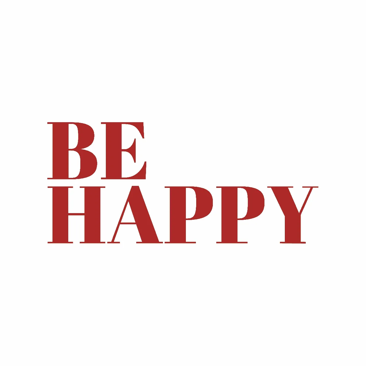 Be Happy