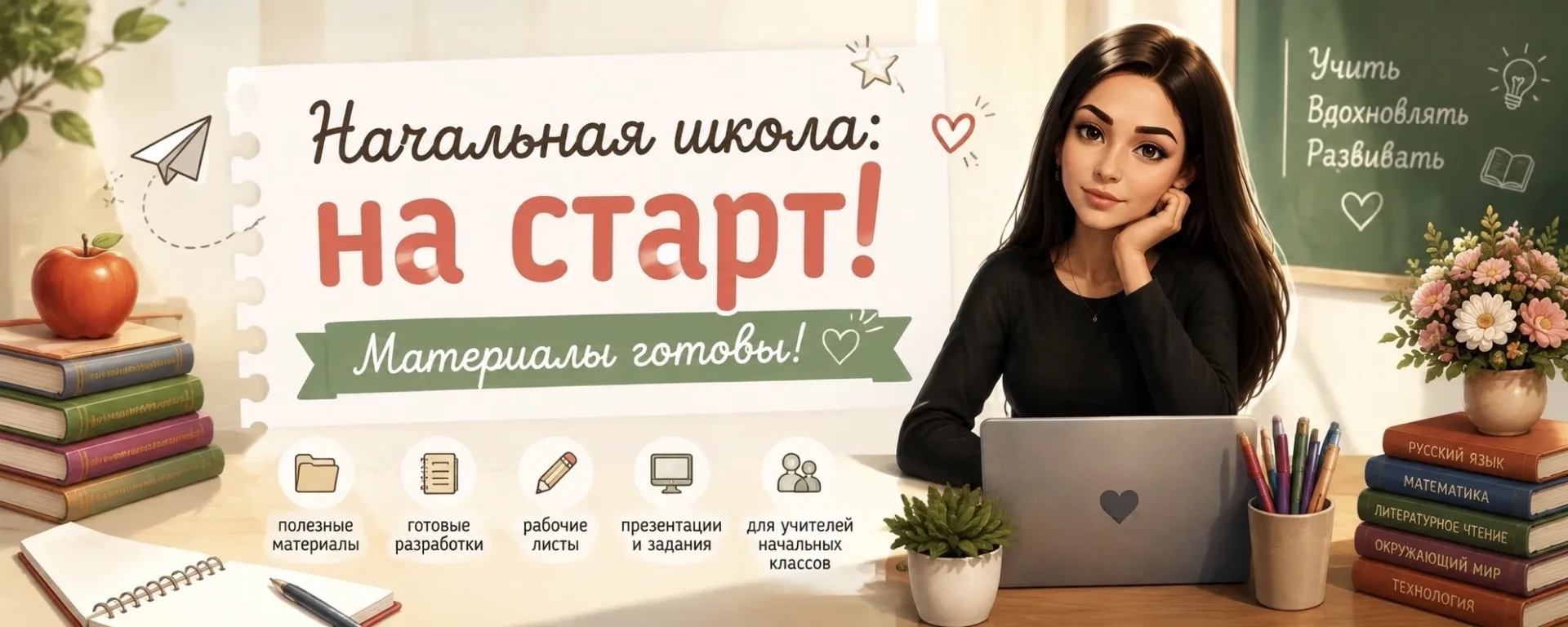 Начальная школа: на старт! Материалы готовы !