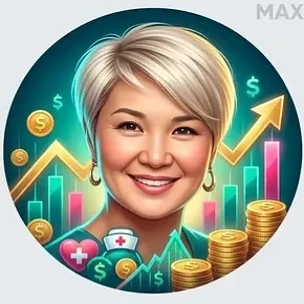 "Медсестра - инвестор. Пенсия 40+." — канал в мессенджере MAX