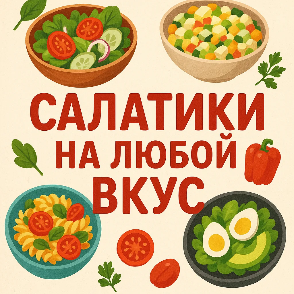 САЛАТИКИ НА ЛЮБОЙ ВКУС
