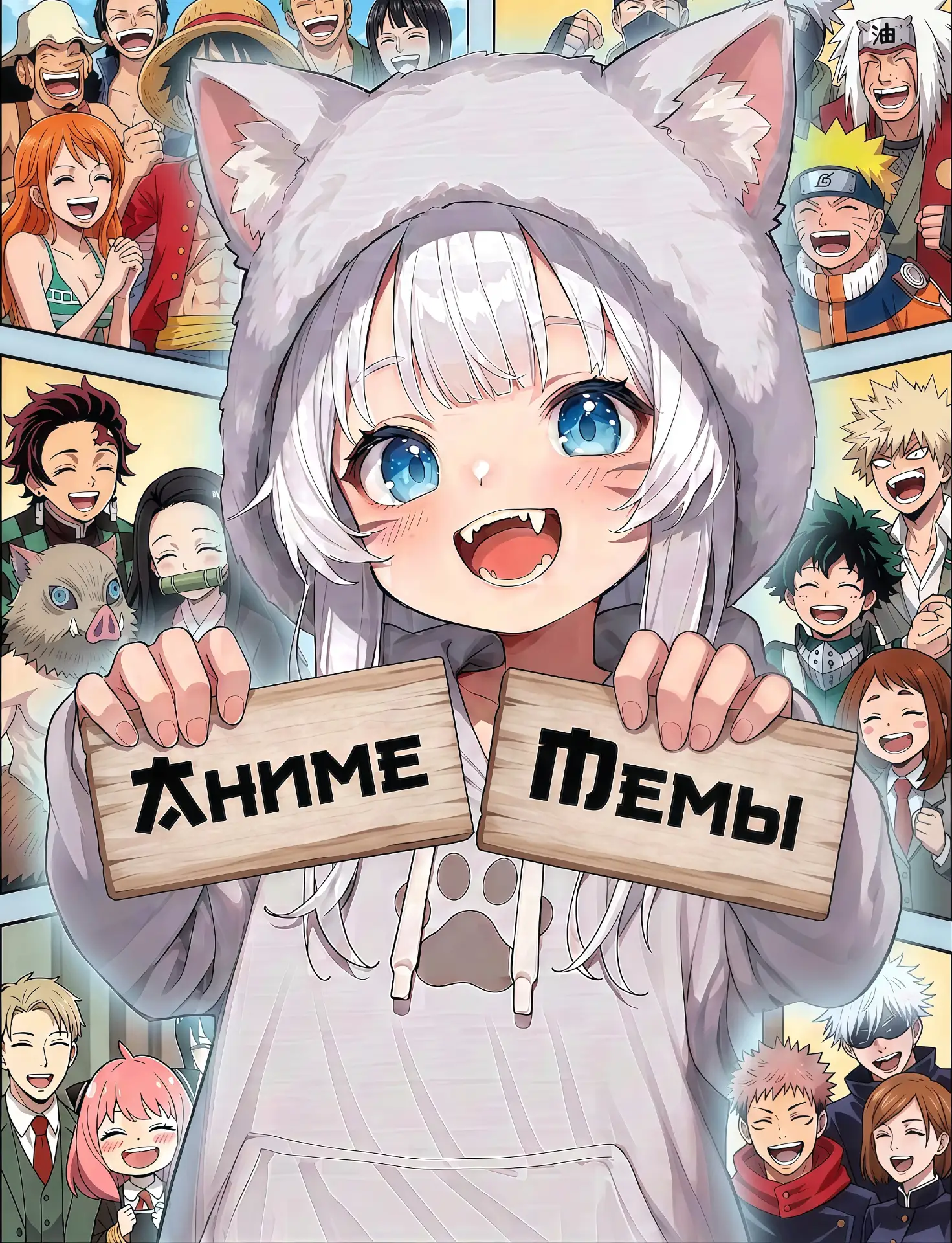 Аниме мемы — канал в мессенджере MAX