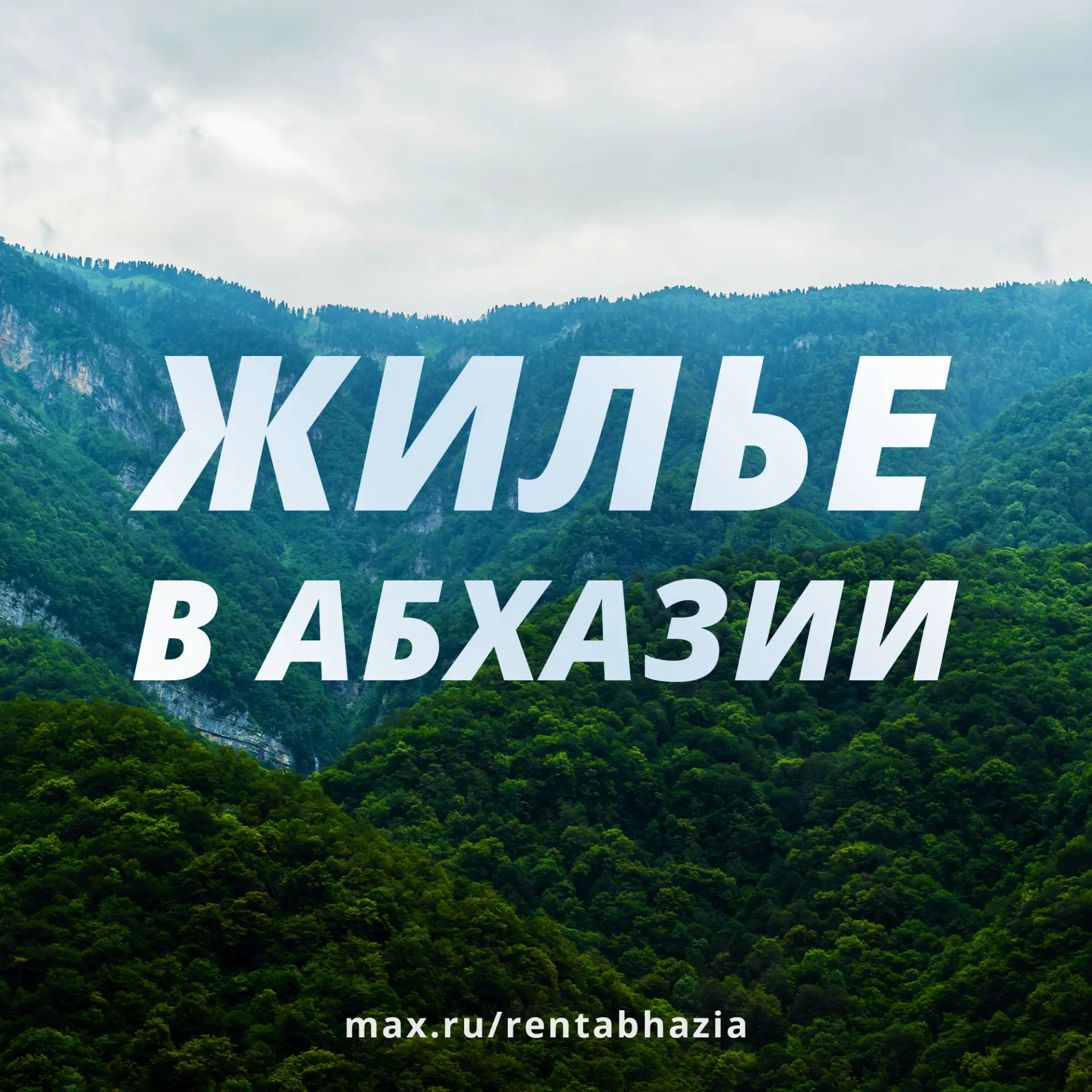 ЖИЛЬЕ В АБХАЗИИ без посредников — канал в мессенджере MAX