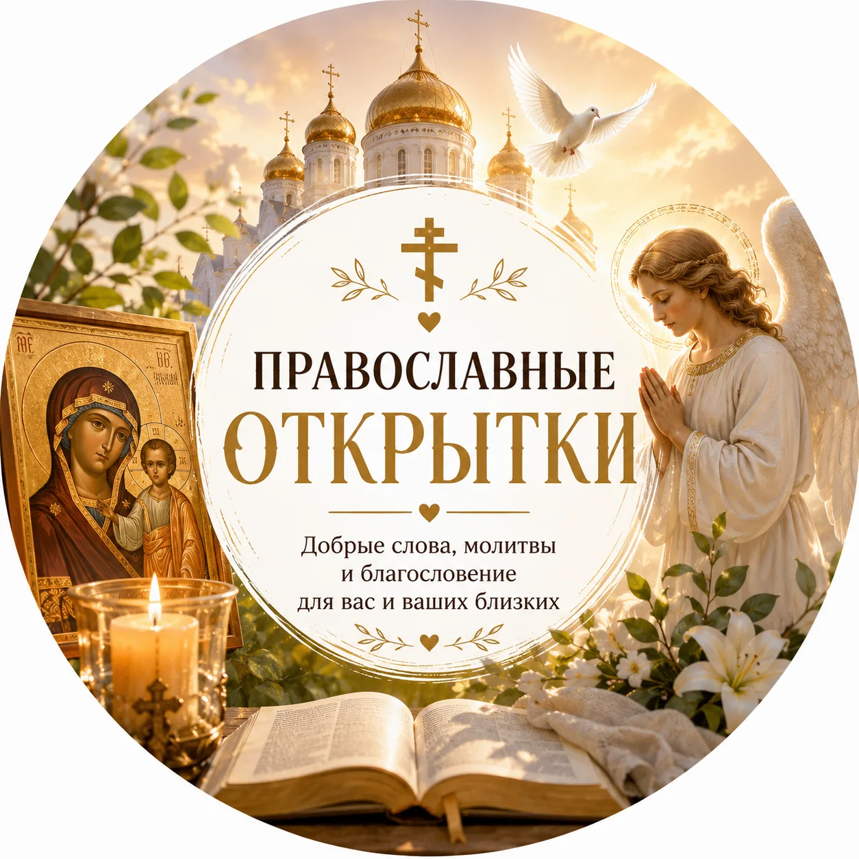 Православный уголок — календарь, молитвы, открытки — канал в мессенджере MAX