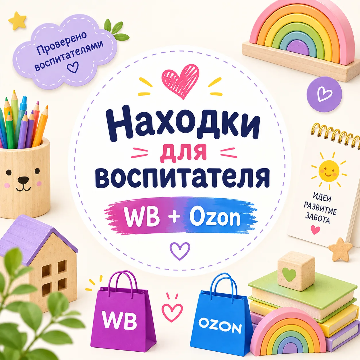 Находки для воспитателя | WB + Ozon — канал в мессенджере MAX