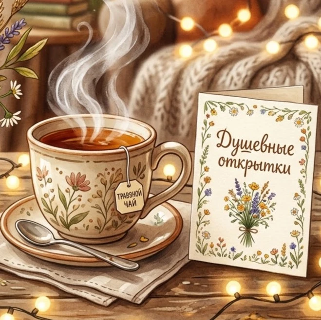 💌 Душевные открытки | Тепло на каждый день ☕ — канал в мессенджере MAX