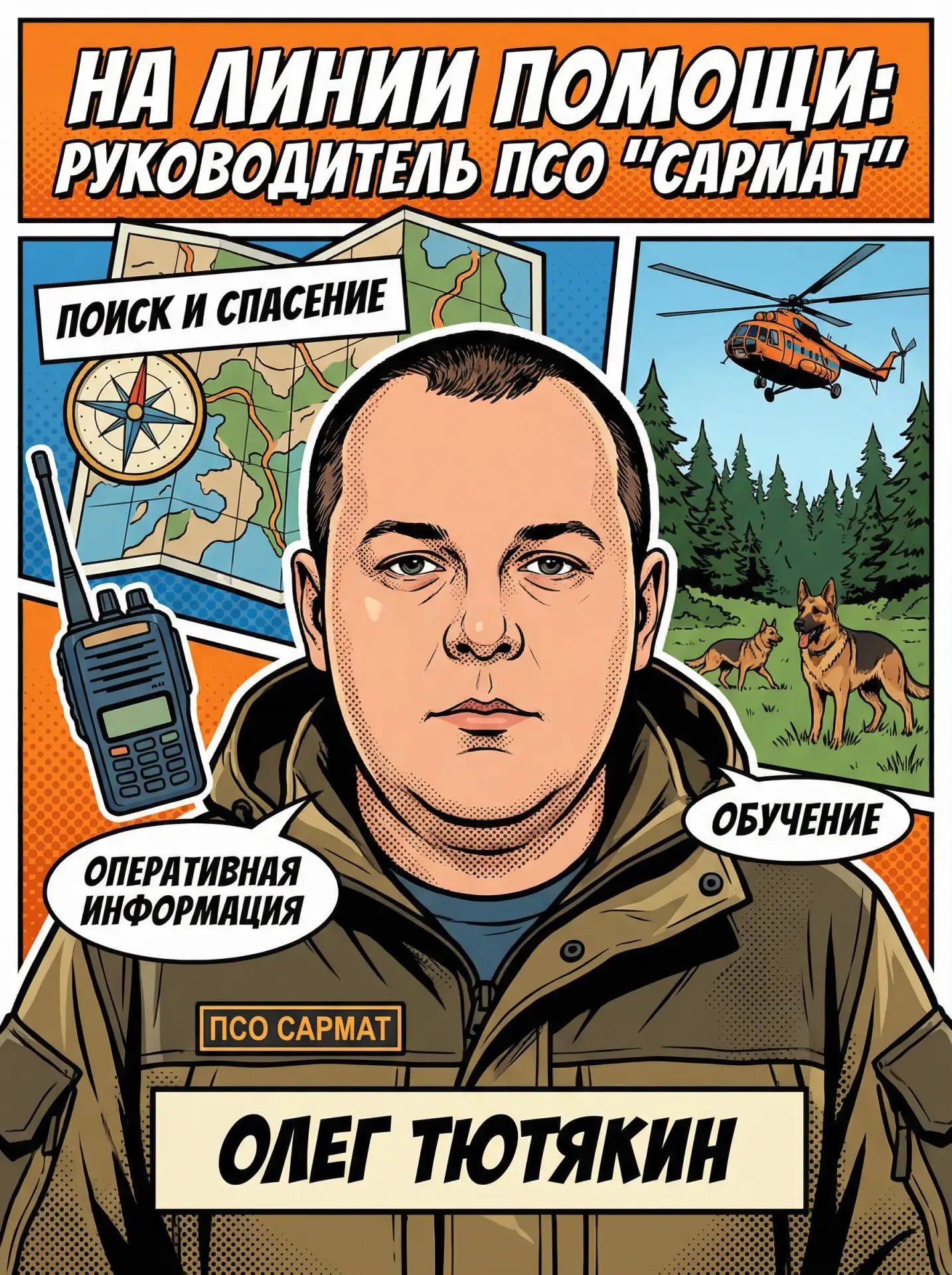 На линии помощи: руководитель ПСО "Сармат"