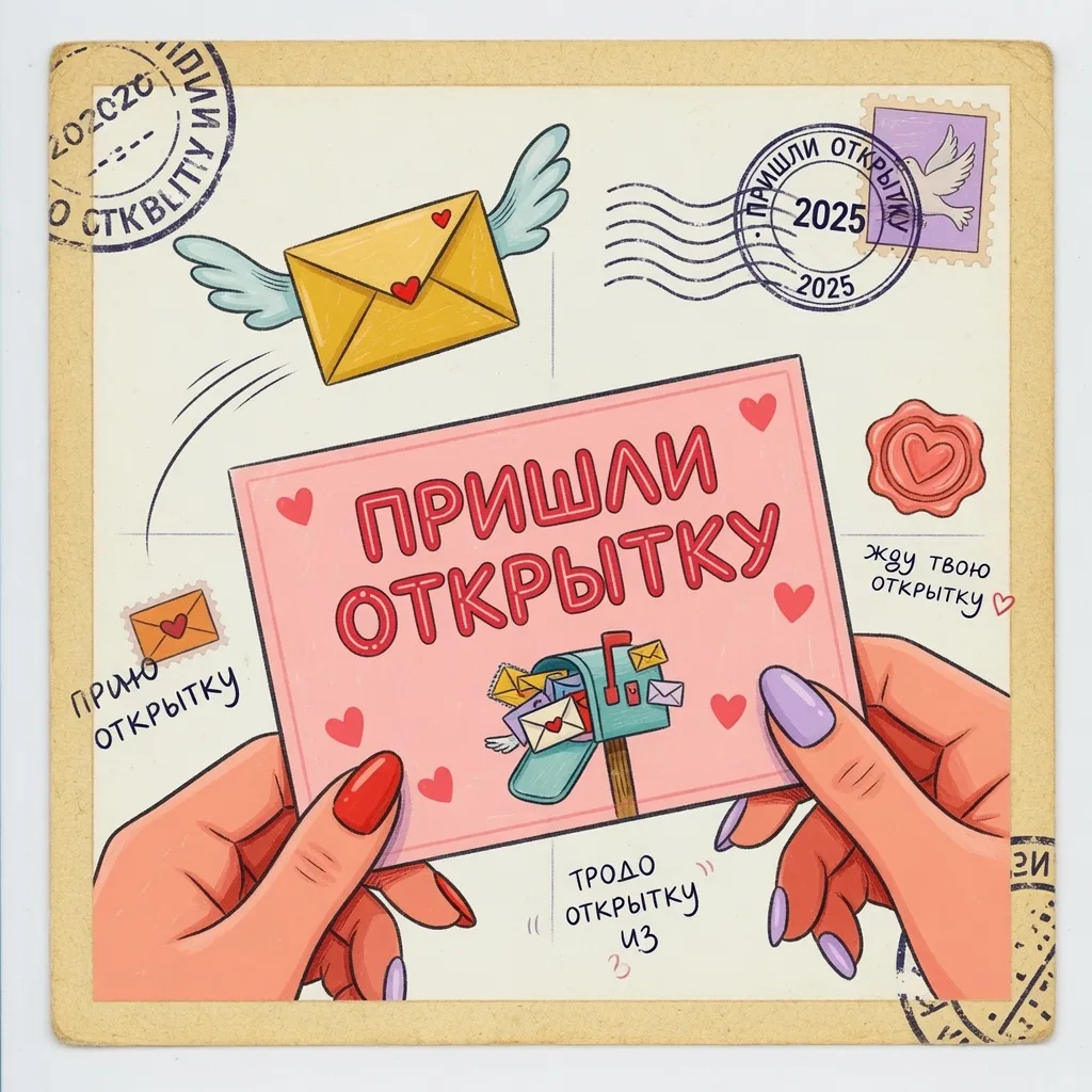 Пришли открытку! — канал в мессенджере MAX