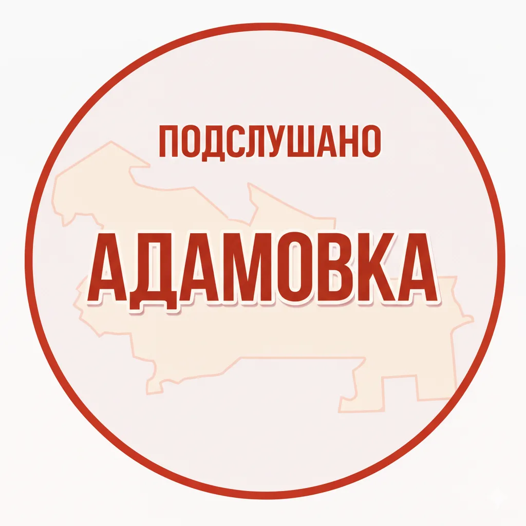 Подслушано Адамовка — канал в мессенджере MAX