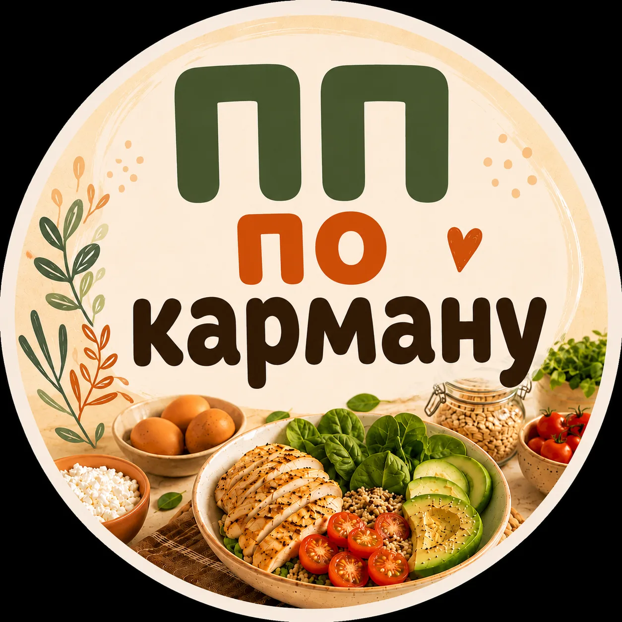 🥑 ПП рецепты по карману — канал в мессенджере MAX