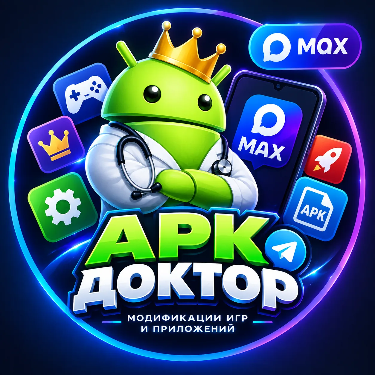APK Доктор | МОДИФИКАЦИИ | ИГРЫ И ПРОГРАММЫ НА ANDROID — канал в мессенджере MAX
