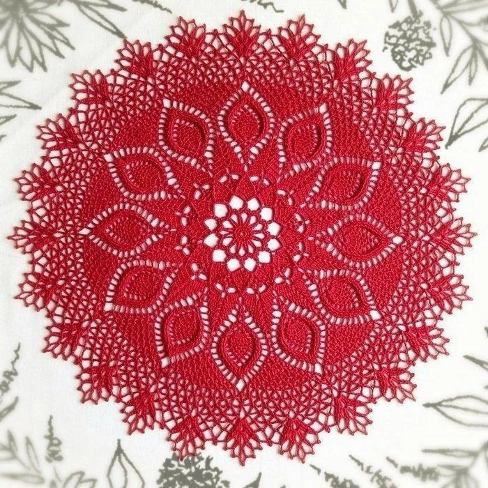 Салфетки вязаные