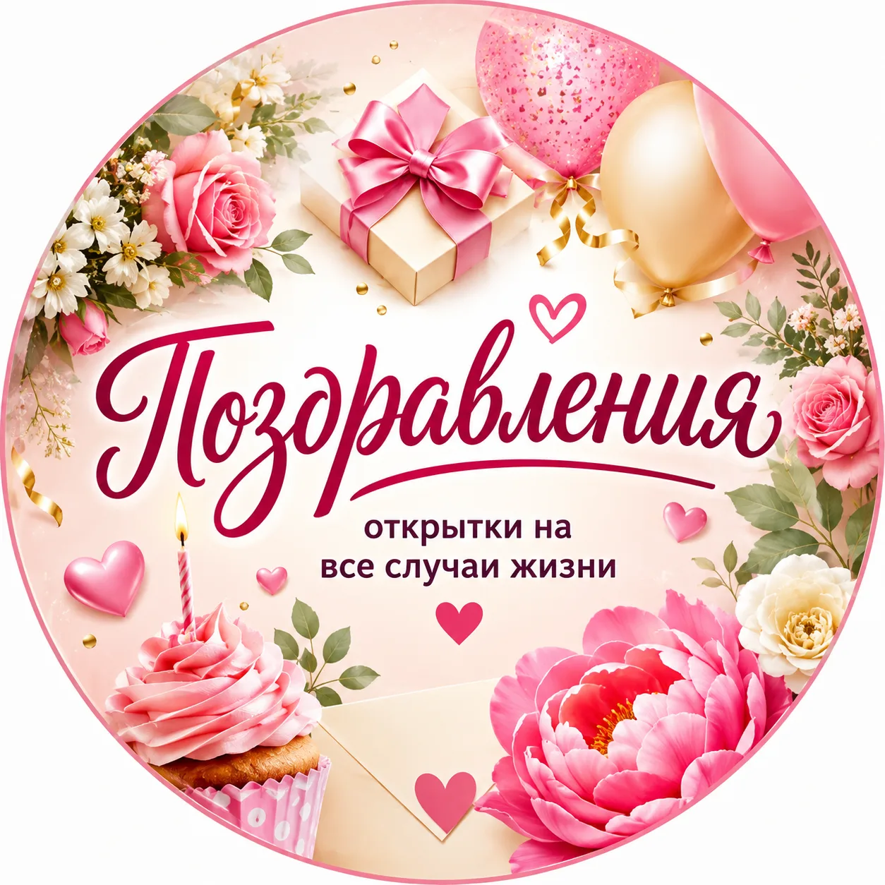 Поздравления 🎂 — канал в мессенджере MAX