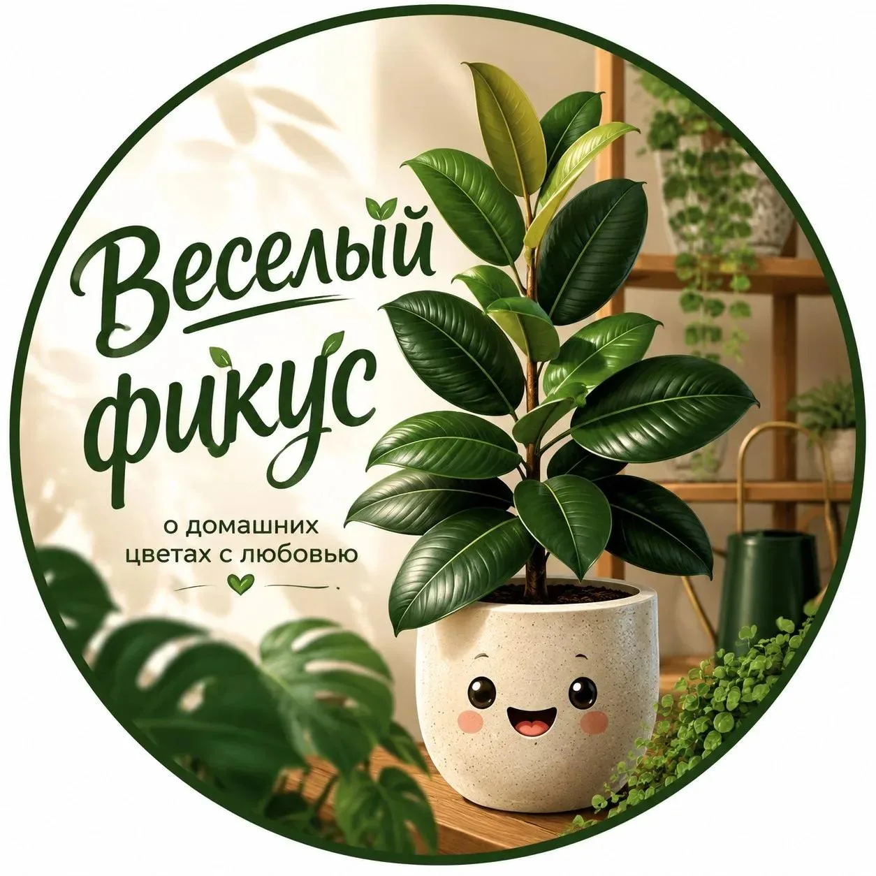 Весёлый фикус • Цветы • Растения — канал в мессенджере MAX