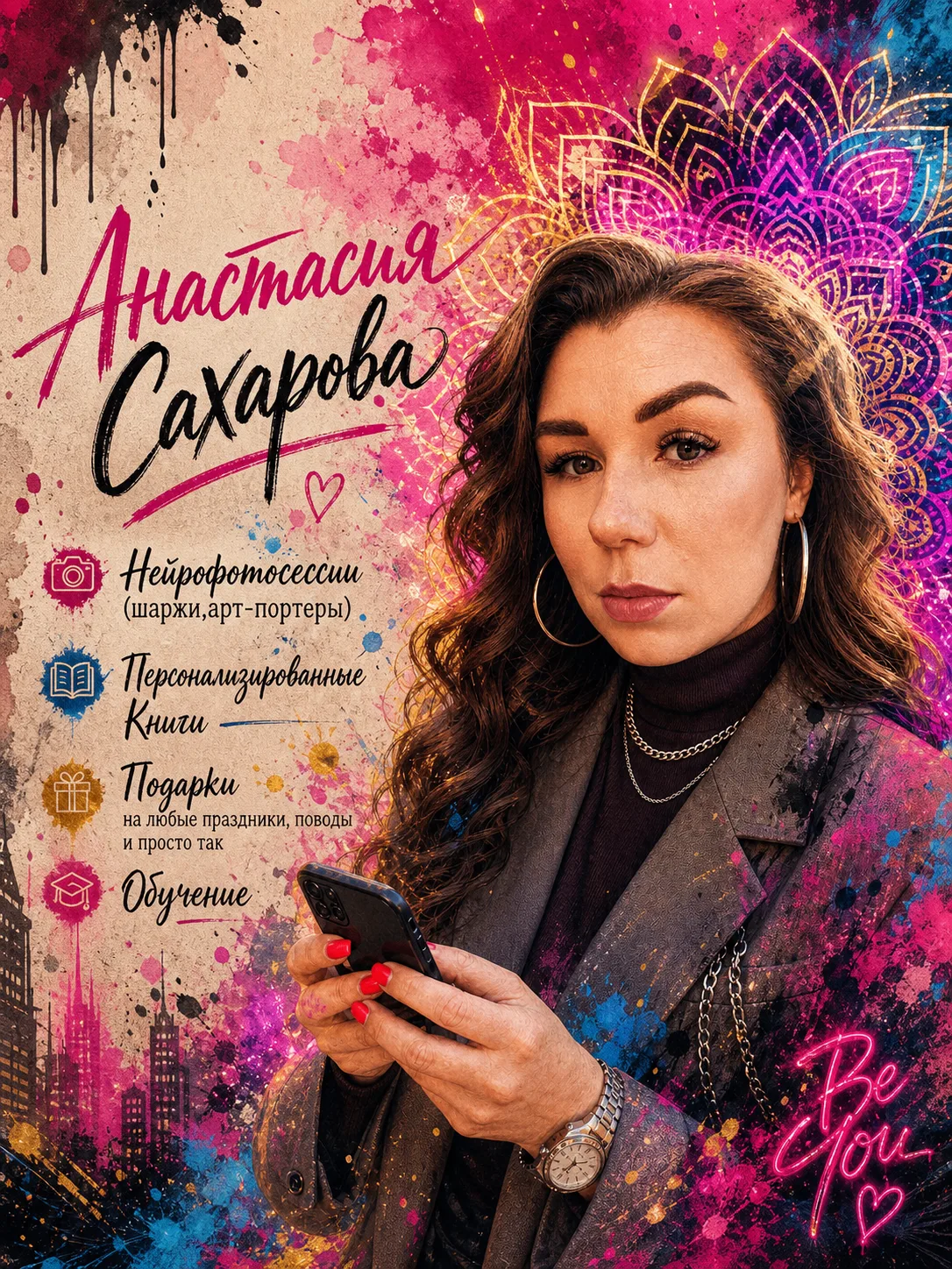 Анастасия*Нейрофотосессии*Персонализированные книги* Подарки на любые праздники*Сахарова — канал в мессенджере MAX