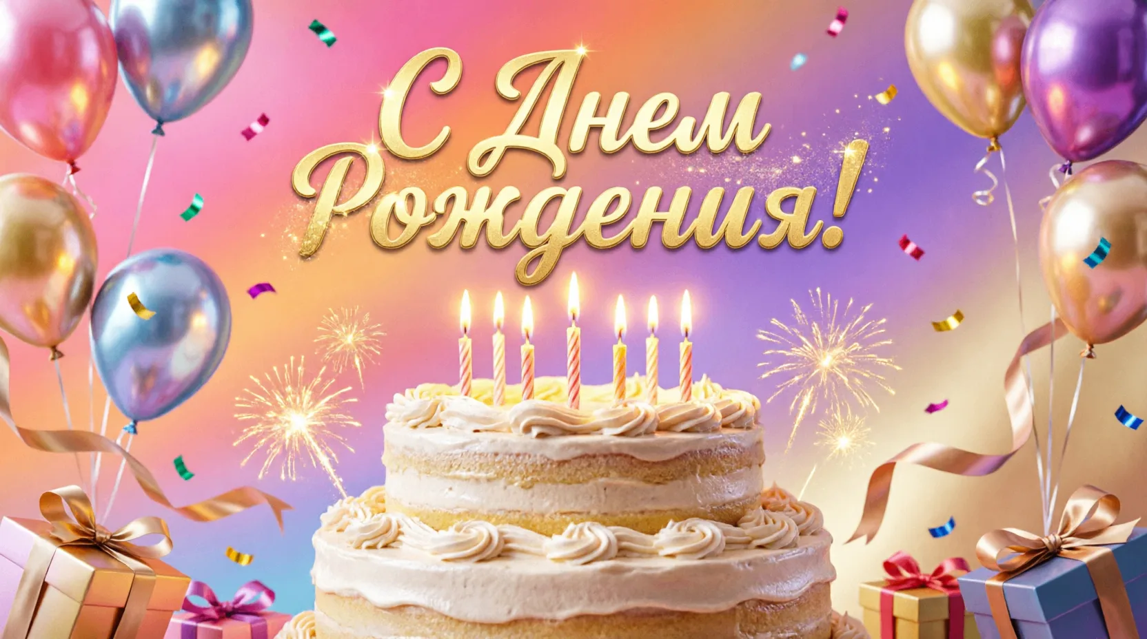 С ДНЁМ РОЖДЕНИЯ! 🎂 Открытки и Поздравления — канал в мессенджере MAX