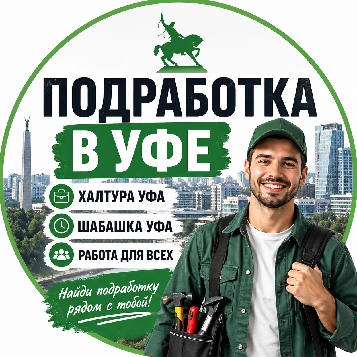 Подработка в Уфе | Халтура Уфа | Шабашка Уфа — канал в мессенджере MAX