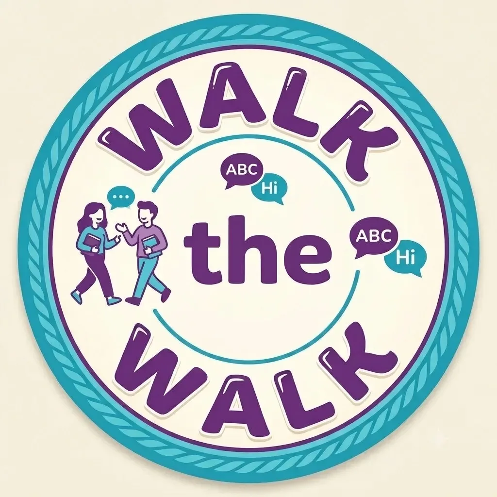 English -  Walk the walk — канал в мессенджере MAX