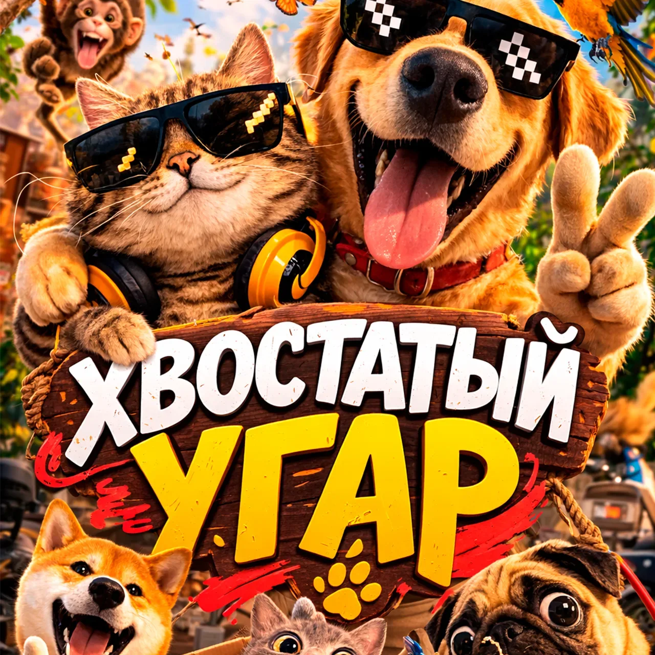 Хвостатый угар — канал в мессенджере MAX