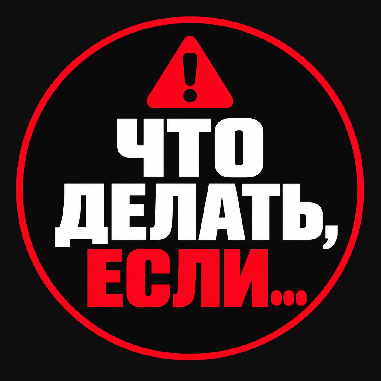 🚨 ЧТО ДЕЛАТЬ, ЕСЛИ… | Полезные советы — канал в мессенджере MAX