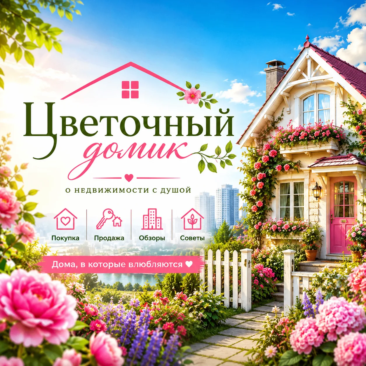 Цветочный домик | Риелтор | Интересные предложения — канал в мессенджере MAX