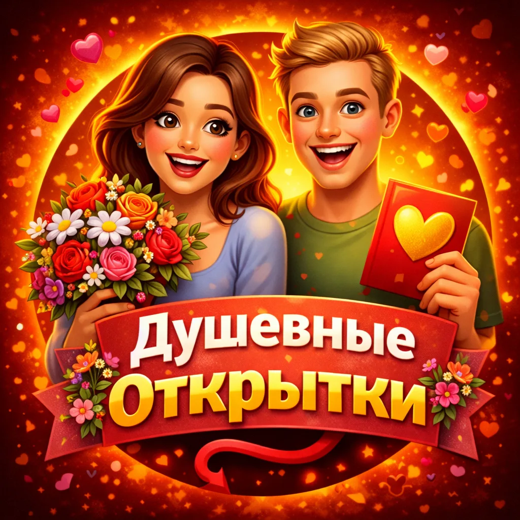 Душевные открытки — канал в мессенджере MAX