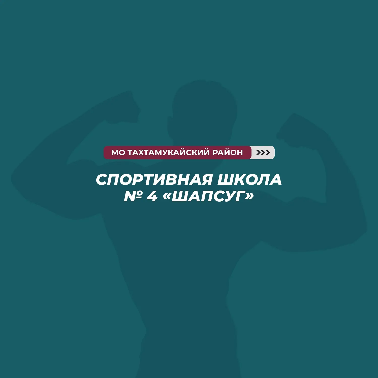 МБУ ДО СШ №4 "Шапсуг" МО "Тахтамукайский район " — канал в мессенджере MAX