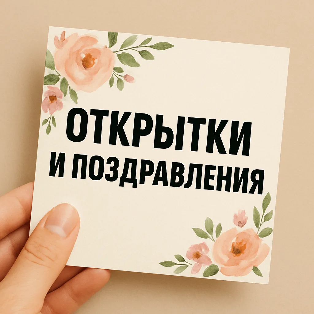 ОТКРЫТКИ И ПОЗДРАВЛЕНИЯ — канал в мессенджере MAX