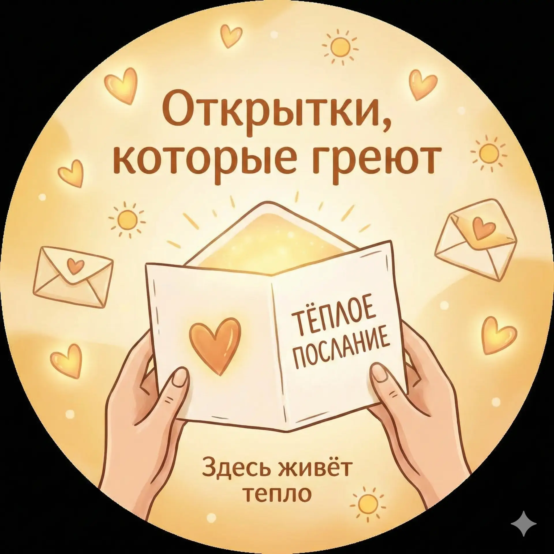 Открытки, которые греют — канал в мессенджере MAX