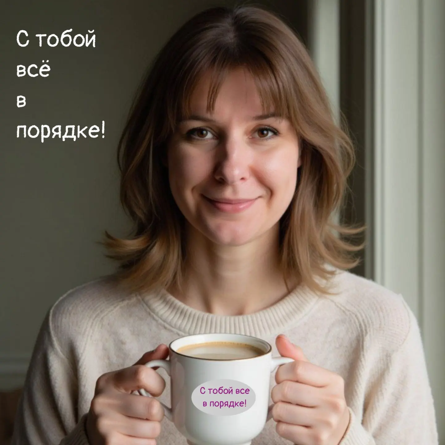 Отстань от себя! С тобой уже все нормально!