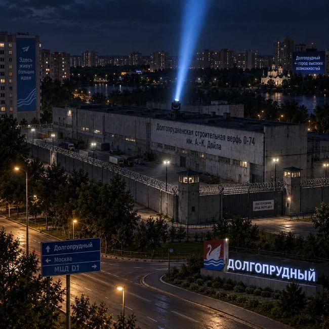 Долгопрудненская верфь номер 0-74 имени Артура Конан-Дойла.
