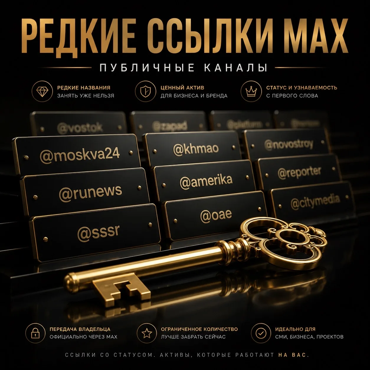 status — канал в мессенджере MAX