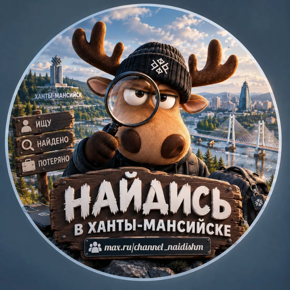 Найдись в Ханты-Мансийске | Потеряно и Найдено | Потеряшки — канал в мессенджере MAX