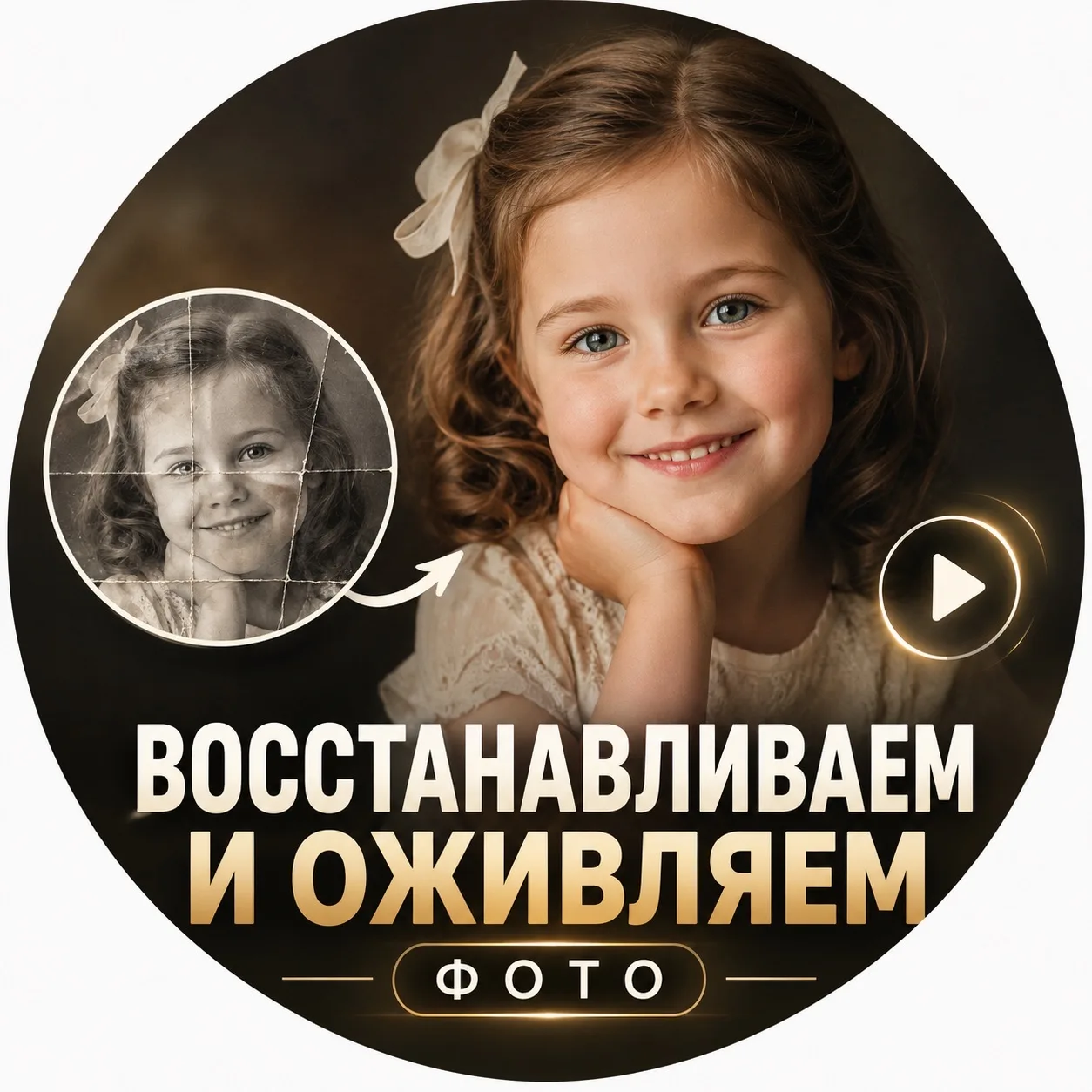 BrikiChiki - восстановление и оживление старых фото — канал в мессенджере MAX
