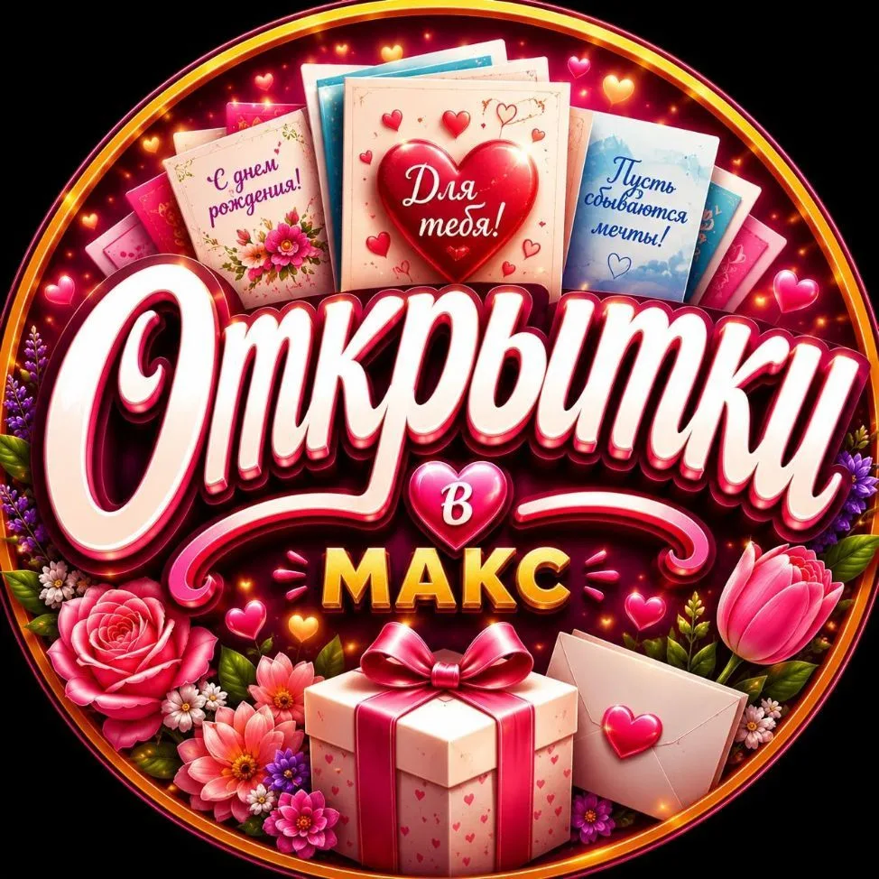 ОТКРЫТКИ ✔ — канал в мессенджере MAX
