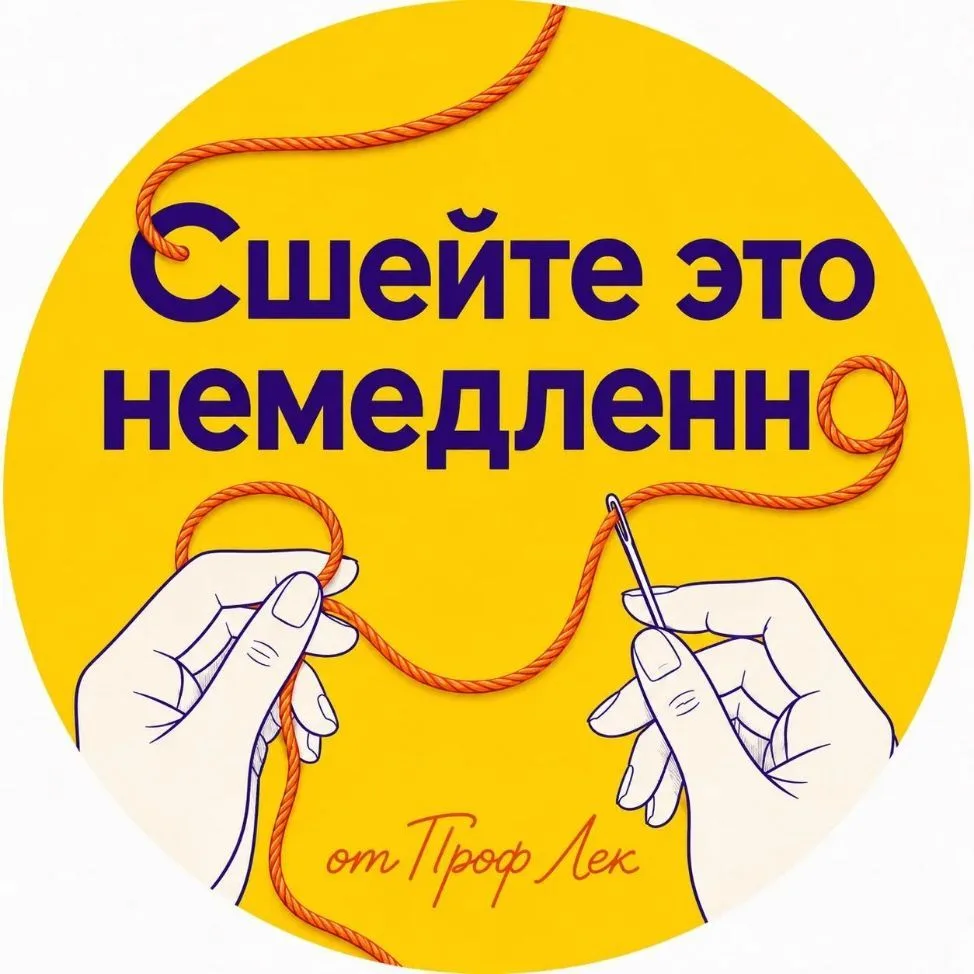 Сшейте это немедленно — канал в мессенджере MAX