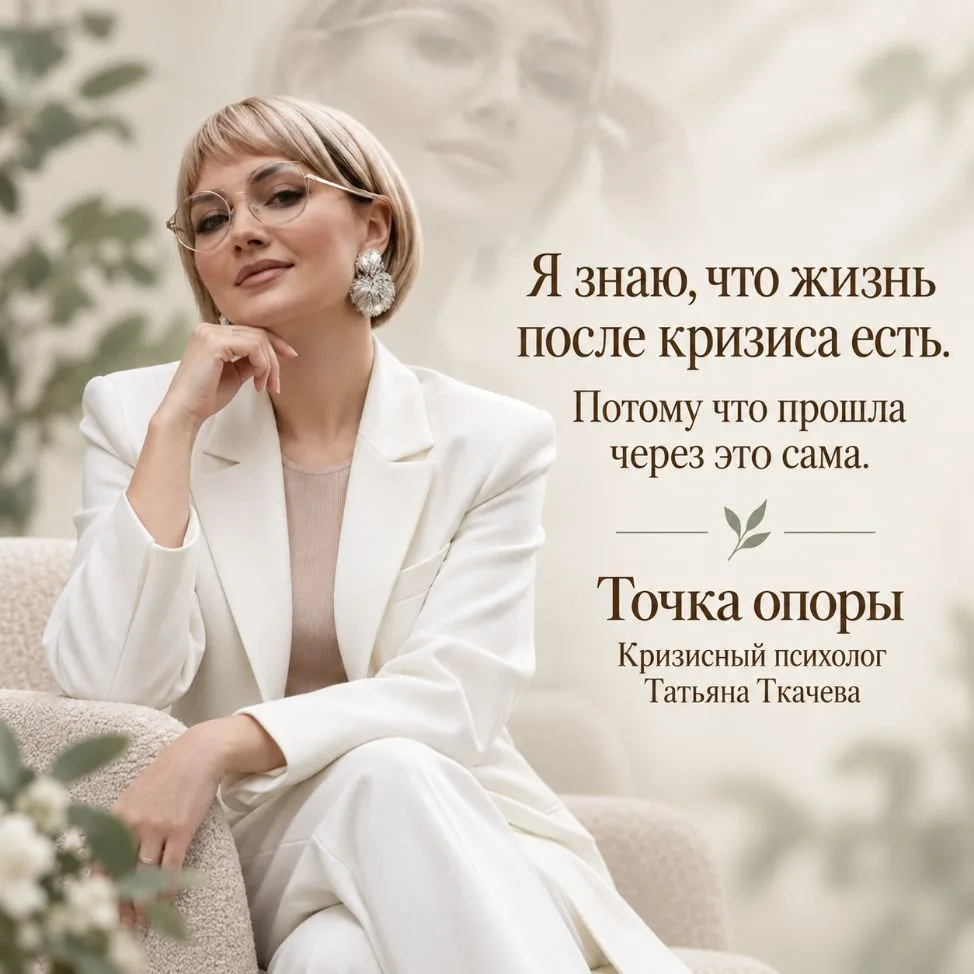 Точка опоры | Кризисный психолог Татьяна Ткачева — канал в мессенджере MAX