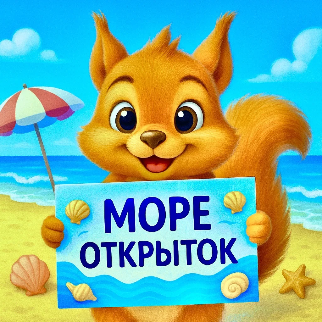 МОРЕ ОТКРЫТОК 🏖️💌 — канал в мессенджере MAX