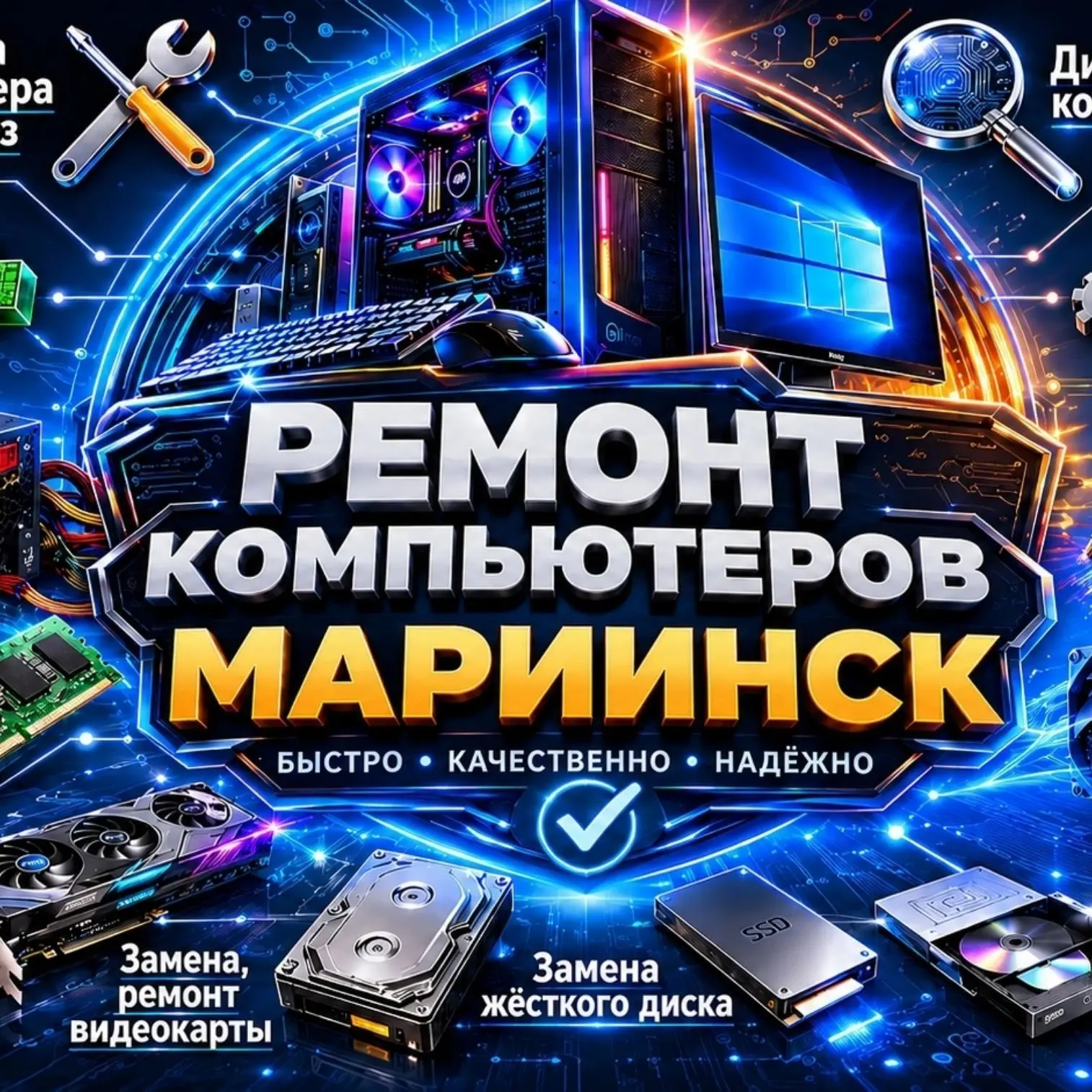 Ремонт Компьютеров Мариинск ⚙️ — канал в мессенджере MAX