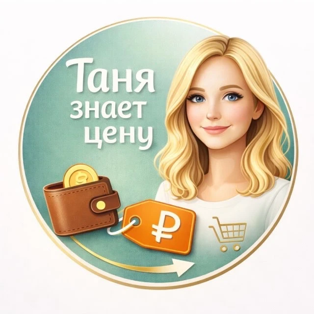 Таня знает цену | Скидки, промокоды — канал в мессенджере MAX