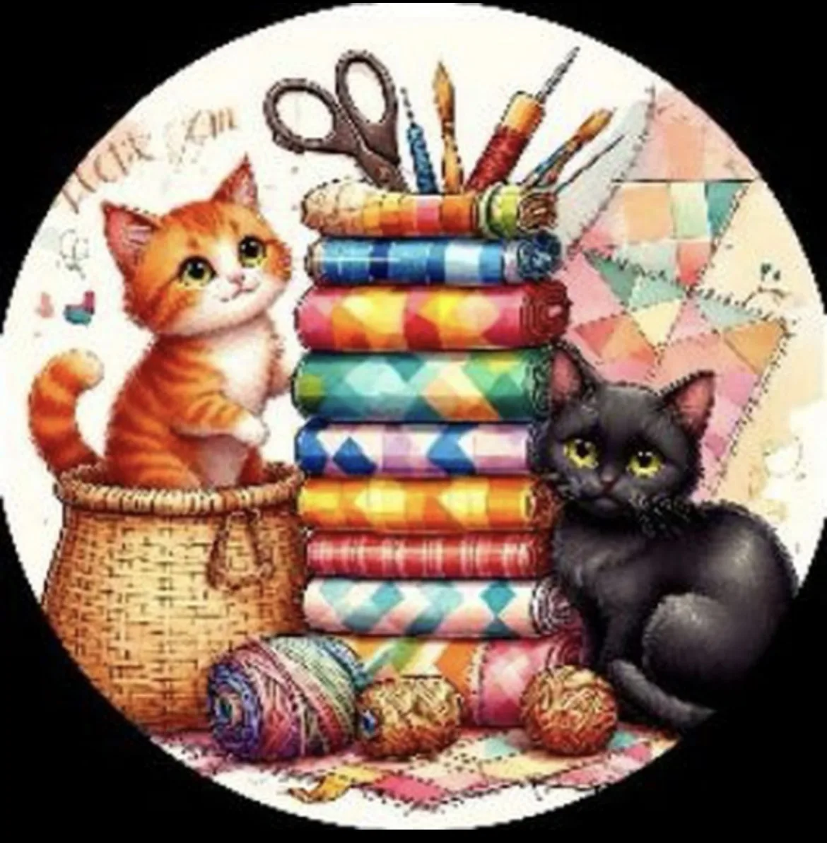 Дела шитейские 🐈‍⬛🪡🧵🐈