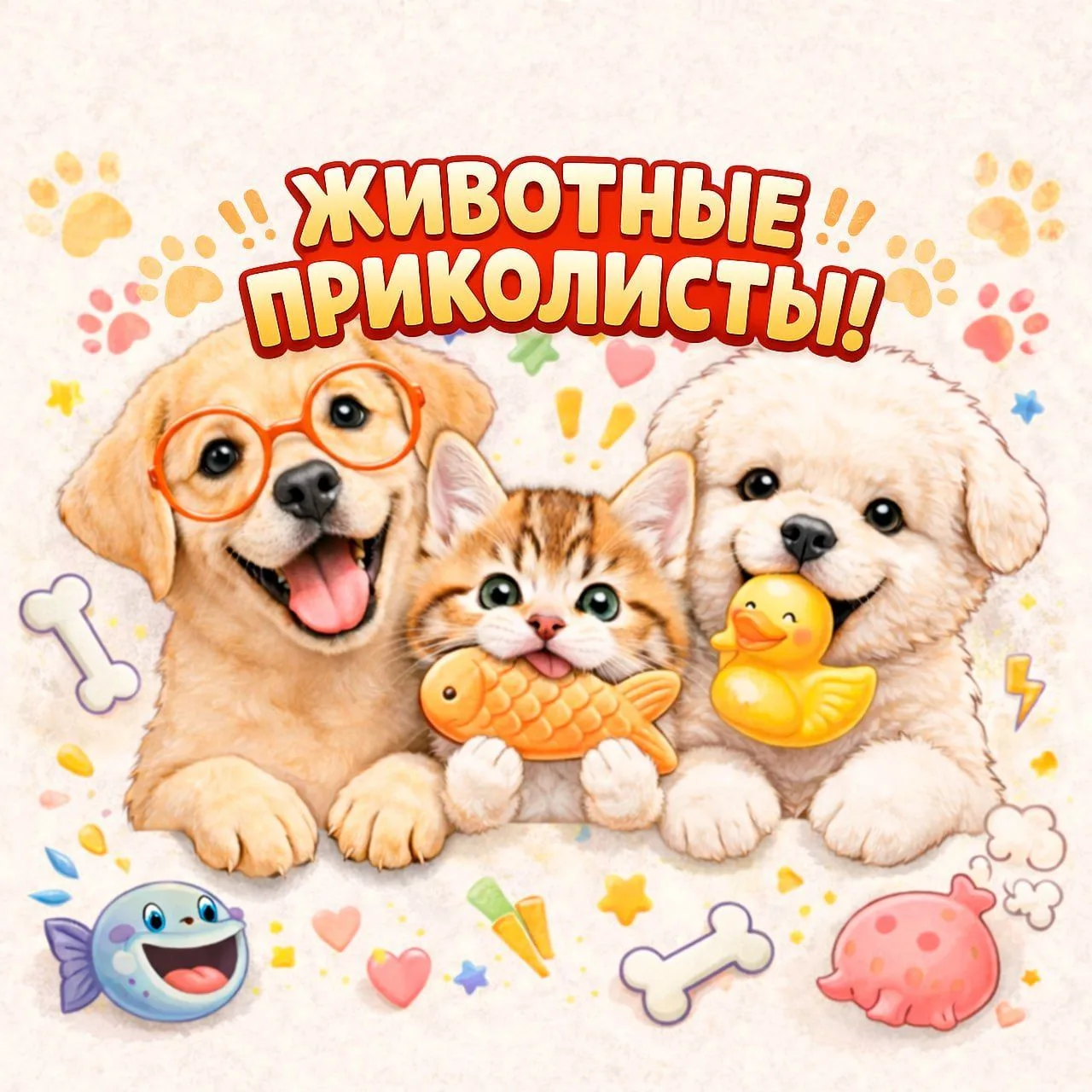 Животные приколисты — канал в мессенджере MAX