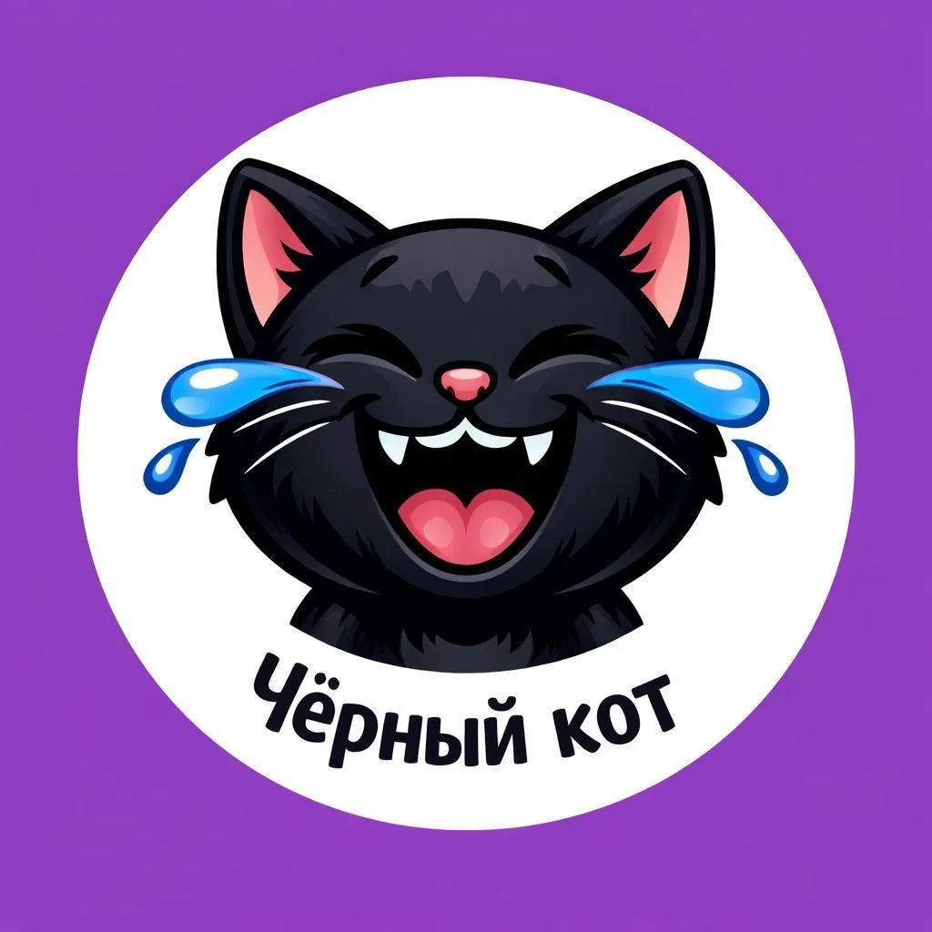 Черный кот 😹 Юмор и приколы