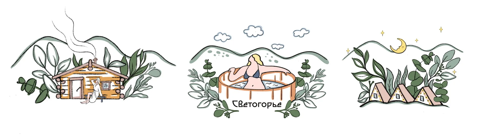 Дача Светогорье. Банный комплекс,ретриты,гостевой дом