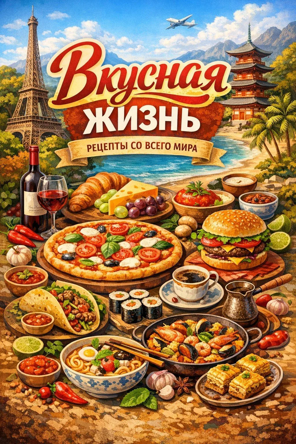 Вкусная жизнь / Рецепты / Выпечка / Салаты — канал в мессенджере MAX