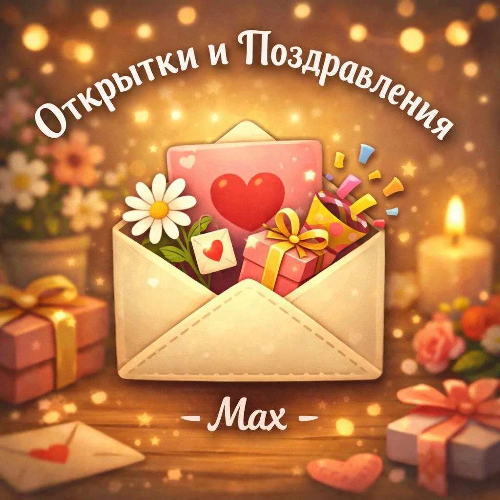 Открытки и Поздравления • MAX — канал в мессенджере MAX