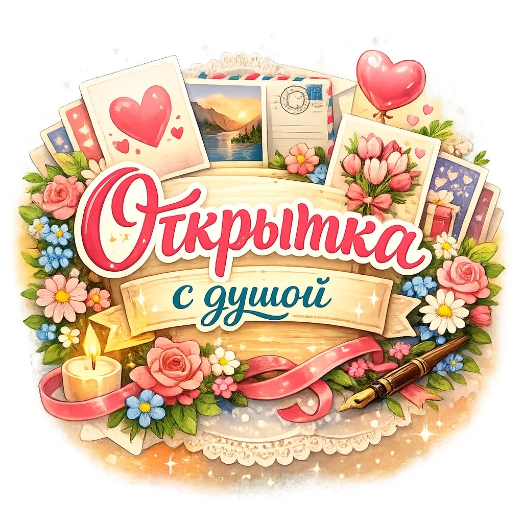 Открытка с душой | Открытки | Поздравления | Пожелания