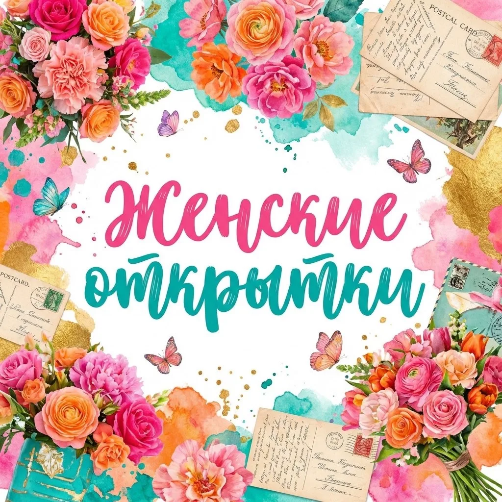 ЖЕНСКИЕ ОТКРЫТКИ — канал в мессенджере MAX