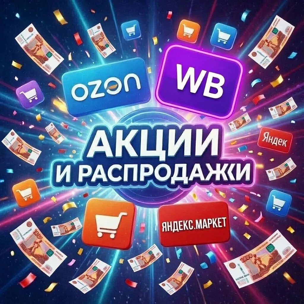 Озон, ВБ, Яндекс - скидки, акции, распродажи — канал в мессенджере MAX