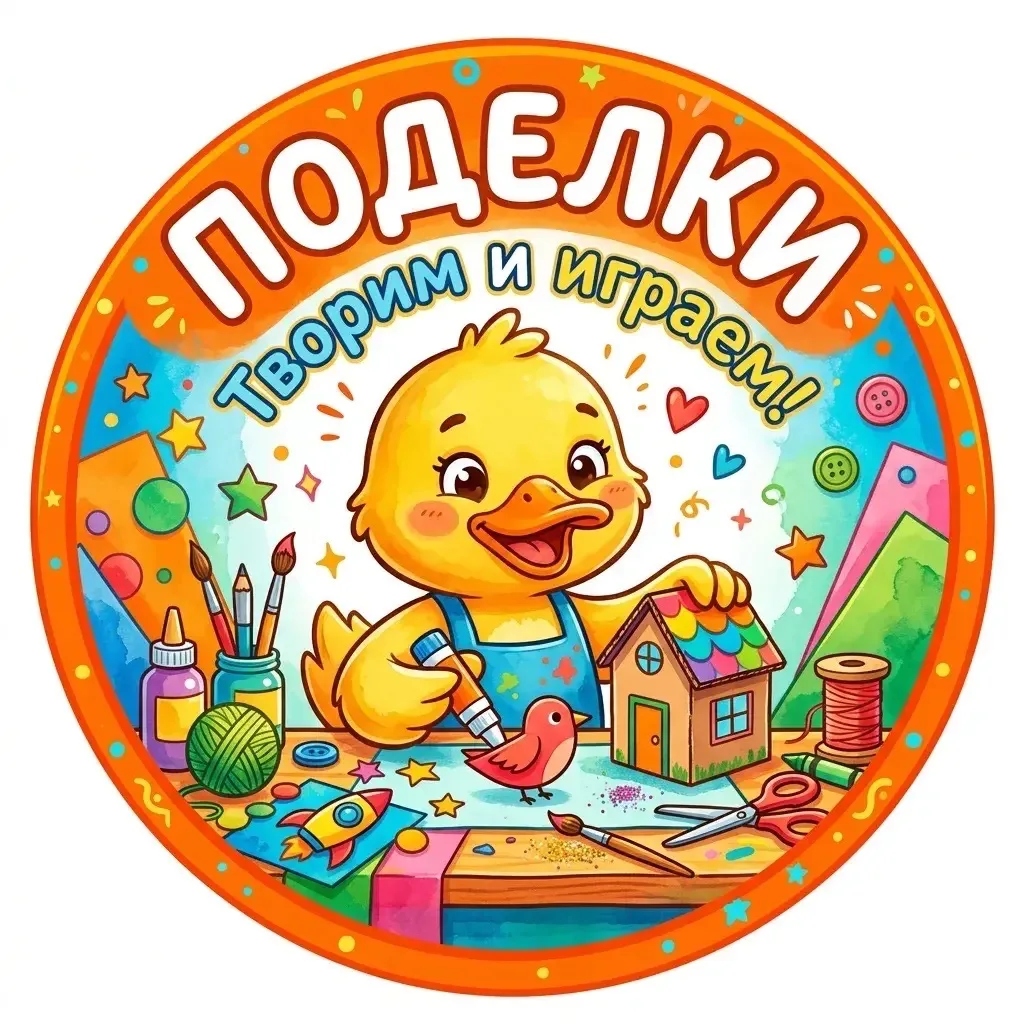 Поделки: творим и играем! — канал в мессенджере MAX