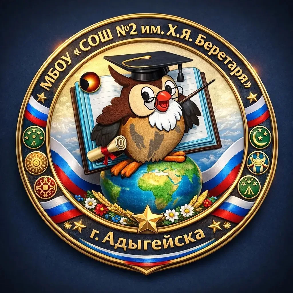 МБОУ «СОШ №2 им. Х. Я. Беретаря» г. Адыгейска — канал в мессенджере MAX